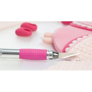 BISTURI CON MANICO ANTISCIVOLO Lunghezza 16 cm DECORA