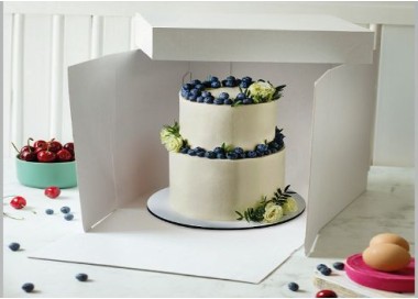 Box per dolci quadrato 30,5 x 30,5 x h 25  cm  DECORA