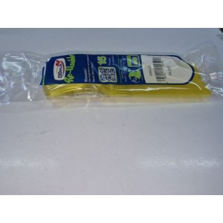 Forchetta  colore GIALLO in plastica RE-USABLE conf. da 15 pz  dimensione 18 cm