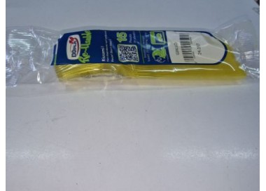 Forchetta  colore GIALLO in plastica RE-USABLE conf. da 15 pz  dimensione 18 cm