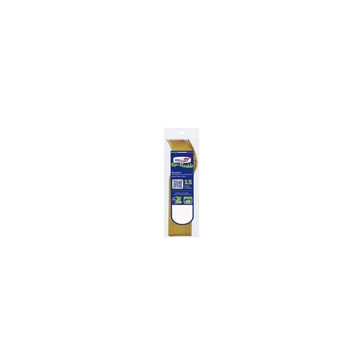 Forchetta  colore oro in plastica RE-USABLE conf. da 15 pz  dimensione 18 cm