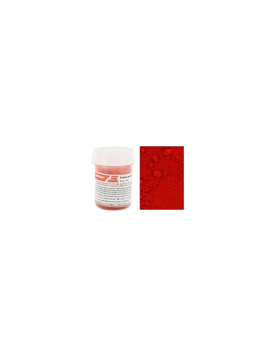 Colorante Alimentare Liposolubile In Polvere Rosso 5gr