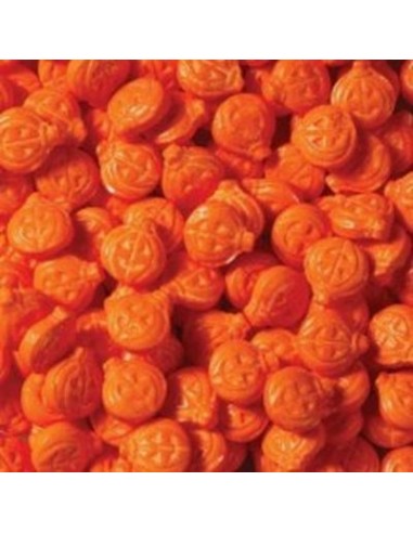DECORAZIONI  IN ZUCCHERO HALLOWEEN ( Zucche arancioni  )  1 Cm Circa  - Confezione da 56 g  - WILTON