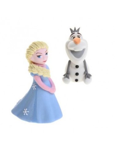 Decorazione per Torta in Zucchero AMBRAS Personaggio Zucchero Frozen Elsa E Olaf 3D 