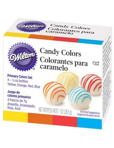 Set di colori primari per Candy Melt Wilton