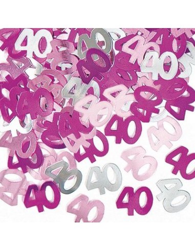 Confetti 40 rosa, argento, viola Colori : : Casa e cucina