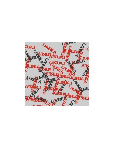 Confetti da Tavolo per Laurea : tante  scritte LAUREA,  - Confezione da 15 g - Colore rosso e nero