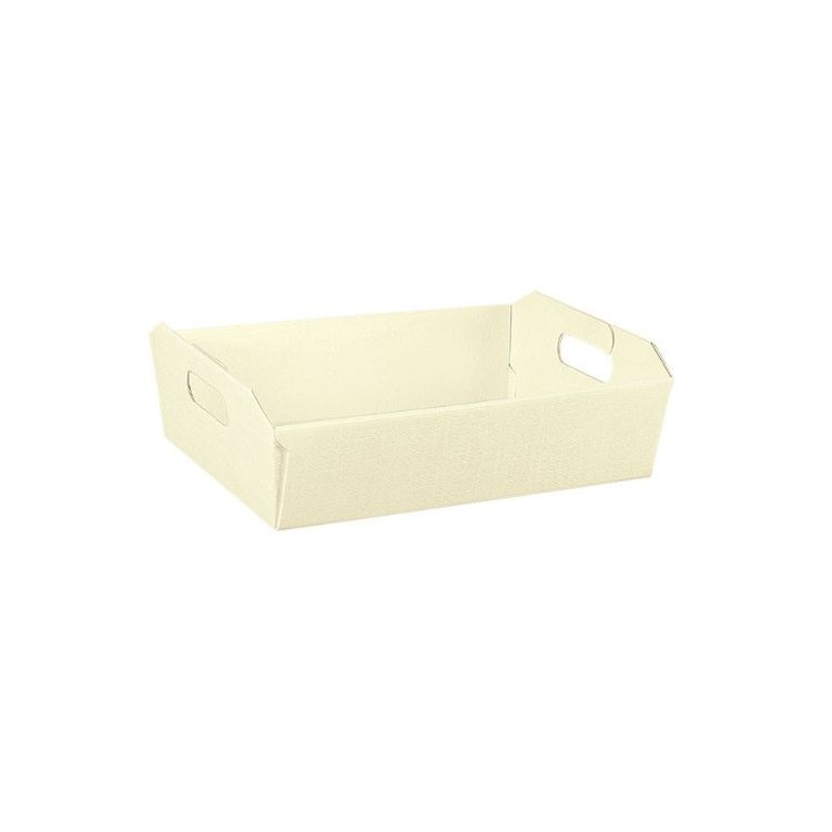 CESTO IN CARTONE BIANCO  31x22x9 cm