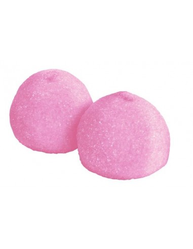 MARSHMALLOW  PALLE DA GOLF ROSA  - Marshmallow al gusto di fragola - Colore Rosa - Senza Glutine e senza coloranti artificiali  