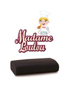 Pasta di zucchero  nero 250 g SENZA GLUTINE  Madame Loulou