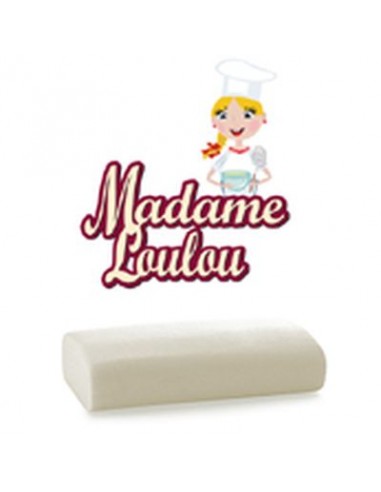 Pasta di zucchero da copertura bianca 1 Kg SENZA GLUTINE Madame Loulou