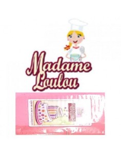 Pasta di zucchero Rosa   FLUO 250 g SENZA GLUTINE  Madame Loulou