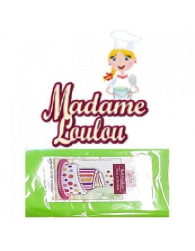 Pasta di zucchero Verde   FLUO 250 g SENZA GLUTINE  Madame Loulou