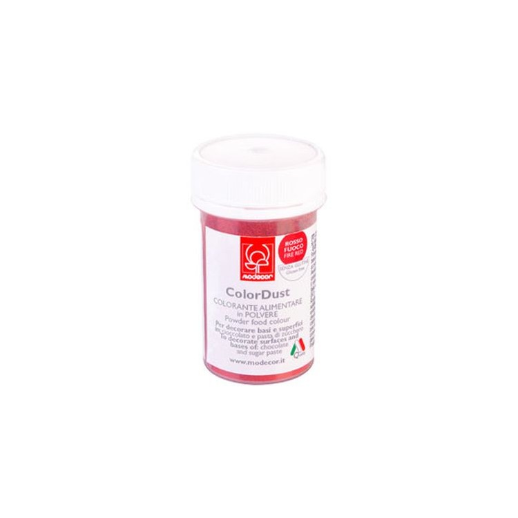 Colorante alimentare in polvere ROSSO FUOCO senza glutine 3gr MODECOR