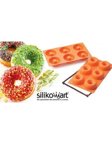 STAMPO IN SILICONE DONUTS SILIKOMART