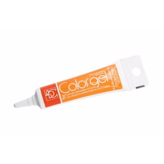 Colorante in gel Arancione Mandarino idrosolubile senza glutine in tubetto da 20 g Modecor