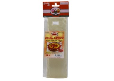 GELATINA ALIMENTARE IN FOGLI 15G
