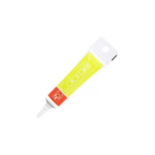 Colorante in gel Giallo Limone idrosolubile senza glutine in tubetto da 20 g Modecor