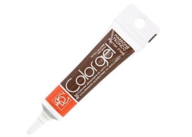 Colorante in gel Marrone Tronco idrosolubile senza glutine in tubetto da 20 g Modecor