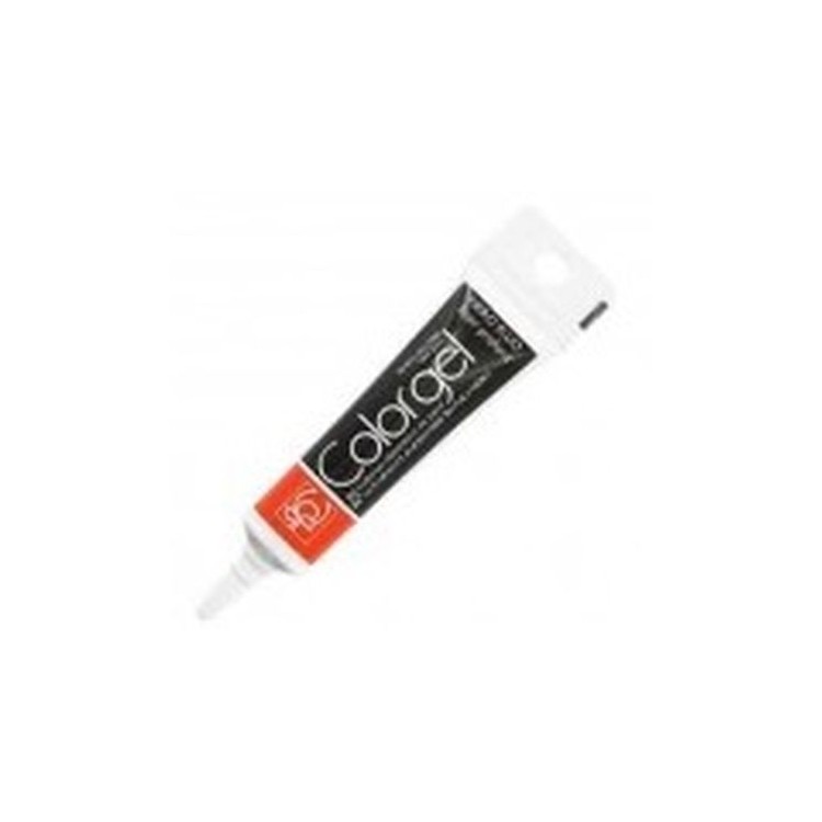 Colorante in gel Nero Fluo  idrosolubile senza glutine in tubetto da 20 g Modecor
