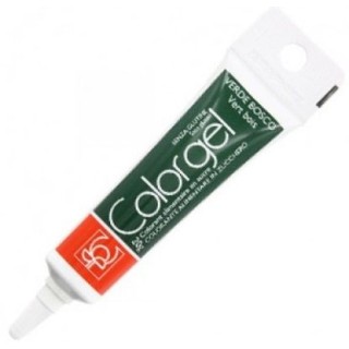 Colorante in gel Verde Bosco idrosolubile senza glutine in tubetto da 20 g Modecor