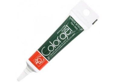 Colorante in gel Verde Bosco idrosolubile senza glutine in tubetto da 20 g Modecor