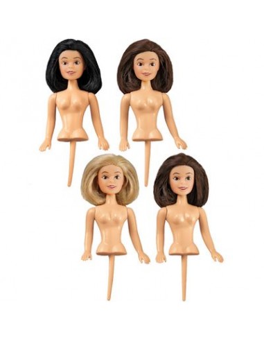 Set 4 mini bambole 10,8 cm  WILTON