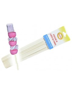 Stecchette per lollipop e Marshmallow 20 cm Diam 4 mm 25 pz