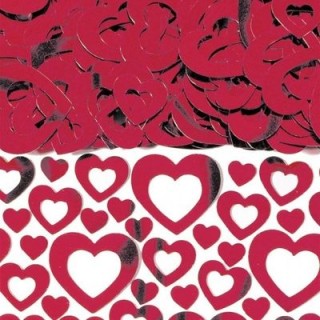 Confetti da Tavolo - Cuori Rossi - confezione da 14 g - Amscan