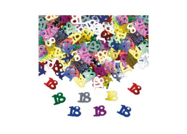 Confetti da Tavolo Compleanno 18 anni tutti colorati- 1 cm - ( 500 pz circa )