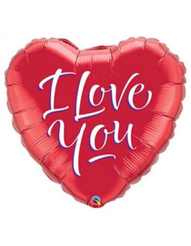 Palloncino Cuore I Love You - Qualatex - 18 / 46 cm - 1 pz