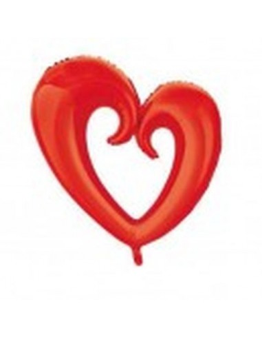 Palloncino Cuore rosso  Love - SuperShape -  - 42/ 108 cm - 1 pz