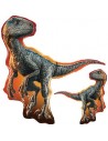 Palloncino Dinosauro RAPTOR Jurassic World  (Nuovo) - UltraShape - Qualatex  38 IN  97 cm - 1 pezzo