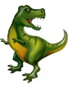 Palloncino Dinosauro t-rex - Supershape - Qualatex - 42/ 107 cm - 1 pz