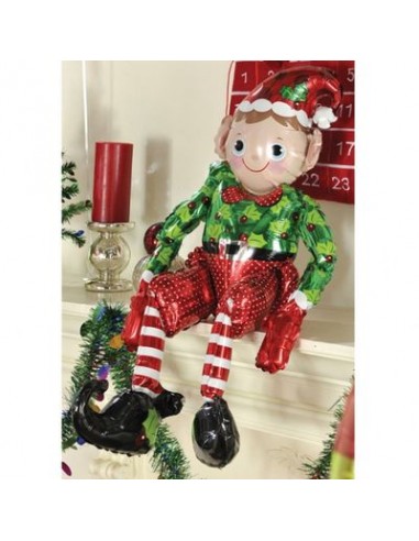 Palloncino Elfo di Babbo  Natale- Supershape -Anagram -73x43 cm  1 pz
