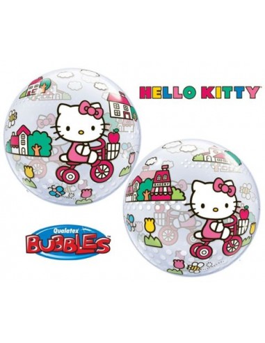Palloncino Hello Kitty Bubbles Qualatex - 22/ 56 cm - 1 pz