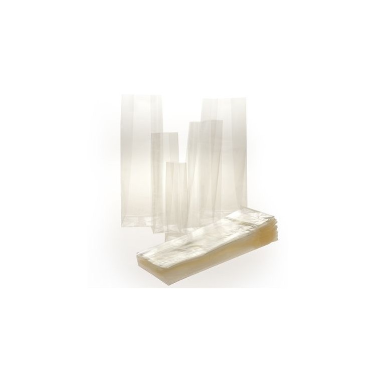 CONFEZIONE 100 SACCHETTI DI CELLOPHANE NEUTRI 10 cm x 20 cm DECORA