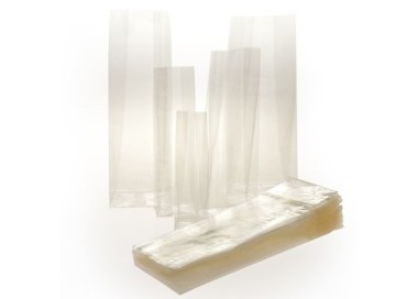 CONFEZIONE 100 SACCHETTI DI CELLOPHANE NEUTRI 10 cm x 20 cm DECORA