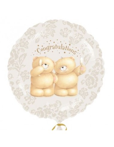 Palloncino Matrimonio tondo Forever Friends - Anagram - 45 cm - 1 pz