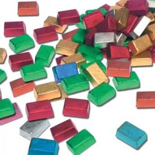 Confezione 150 fogli in alluminio color Argento 50 gr 10 x 10 cm WILTON