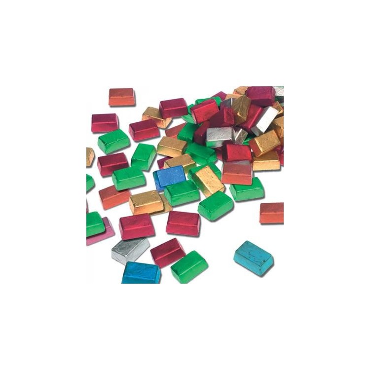Confezione 150 fogli in alluminio color Argento 50 gr 10 x 10 cm WILTON