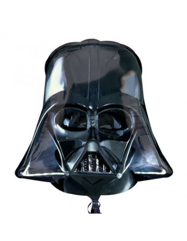 Palloncino STAR WARS : Testa - Casco di Darth Vader Star Wars (Nuovo) - SuperShape - Anagram - 25/ 63 cm x 63 cm - 1 pezzo