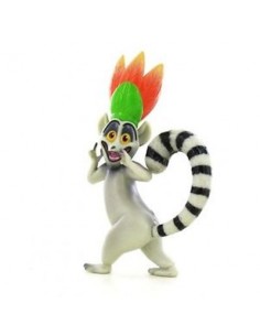 Personaggi per Torte : Re Julian (Re dei Lemuri di Madagascar) New / Cake Topper / Statuina RE JULIAN di MADAGASCAR Film Disney 