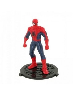 Personaggi per Torte : SPIDERMAN Marvel / Cake Topper / Statuina di SPIDERMAN in piedi - L 7 cm X H 10 cm - 1 pezzo