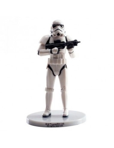 Personaggi per Torte : Star Wars / Cake Topper / Statuina di STORMTROOPER di STAR WARS - L 5 cm x H 8,5 cm - 1 pezzo