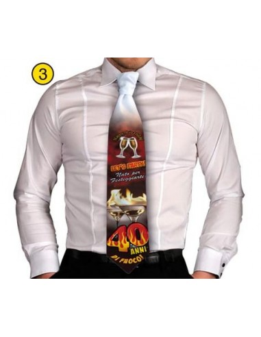  Cravatta in Stoffa  40 anni - 1 pezzo -