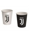 Bicchieri Juventus in cartoncino ( official product Juve )  - stampati con logo nuovo 8 pezzi - da 266 ml