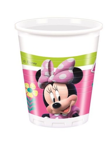 Bicchieri Minnie  Disney - 8 pezzi - da 200 ml
