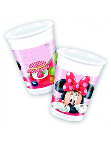 Bicchieri Minnie Jam Disney - 8 pezzi - da 200 ml