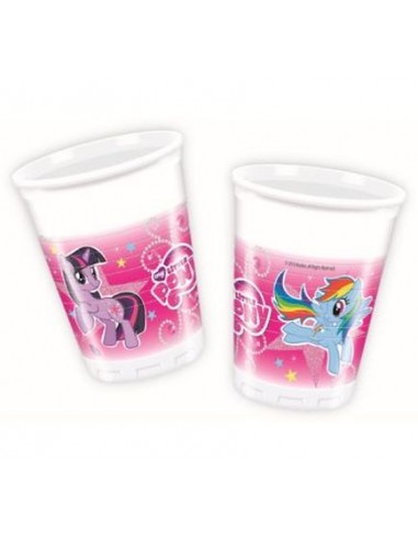 Bicchieri My Little Pony - 8 pezzi - da 200 ml - Hasbro